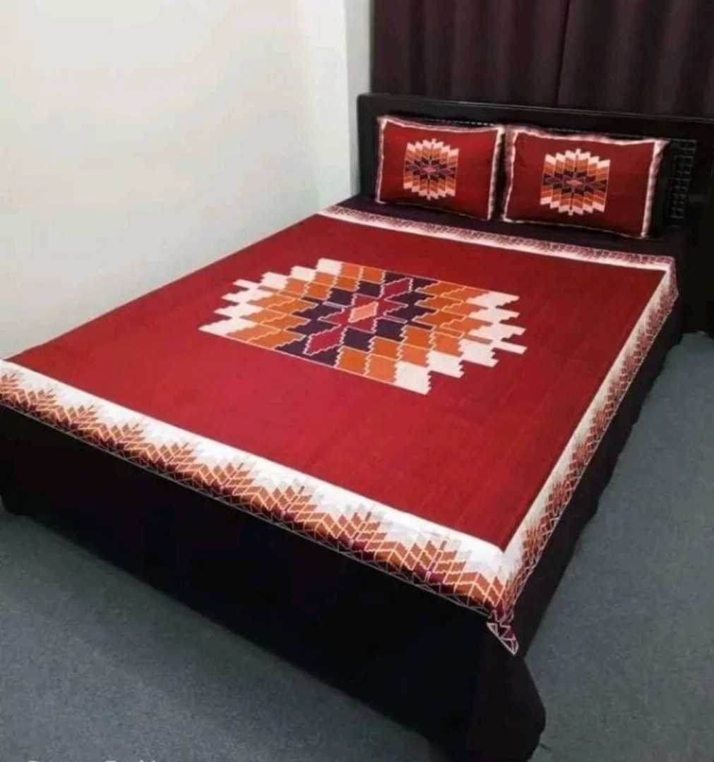 Luxury Panel Bed sheet With Two Matching Pillow Covers