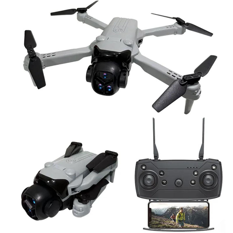 FLH I5 Pro Drone,Optical Flow Hover Non Brushless Motor 2 Battery