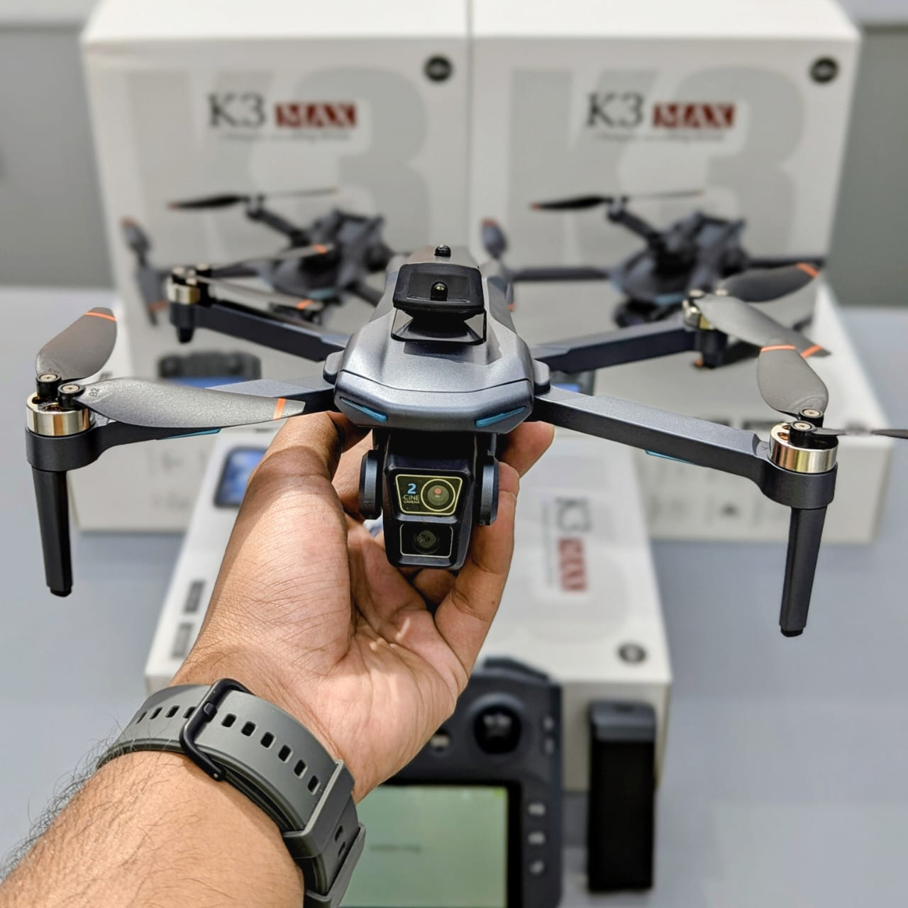 K3 Smart Big  Rc Remote Display and  GPS Drone